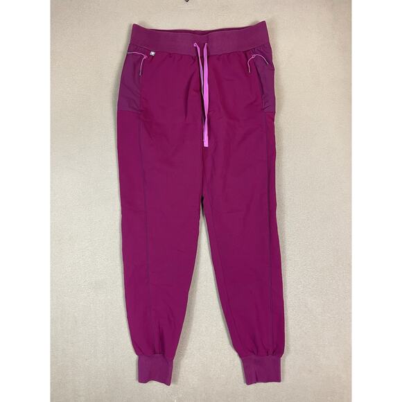 Figs Scrub Pants Womens S Pink Boston Slim Jogger Tapered Technical Collection - Picture 1 of 12